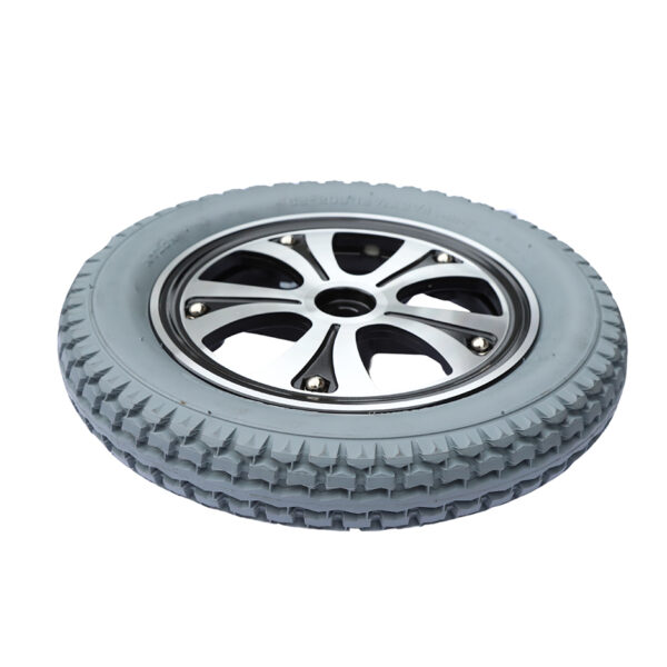 駆動輪・主輪ノーパンクタイヤ交換　Drive wheels and main wheels No puncture tire replacement